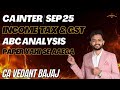 Taxation ABC Analysis | CA Inter | September 2025 | CA Vedant Bajaj