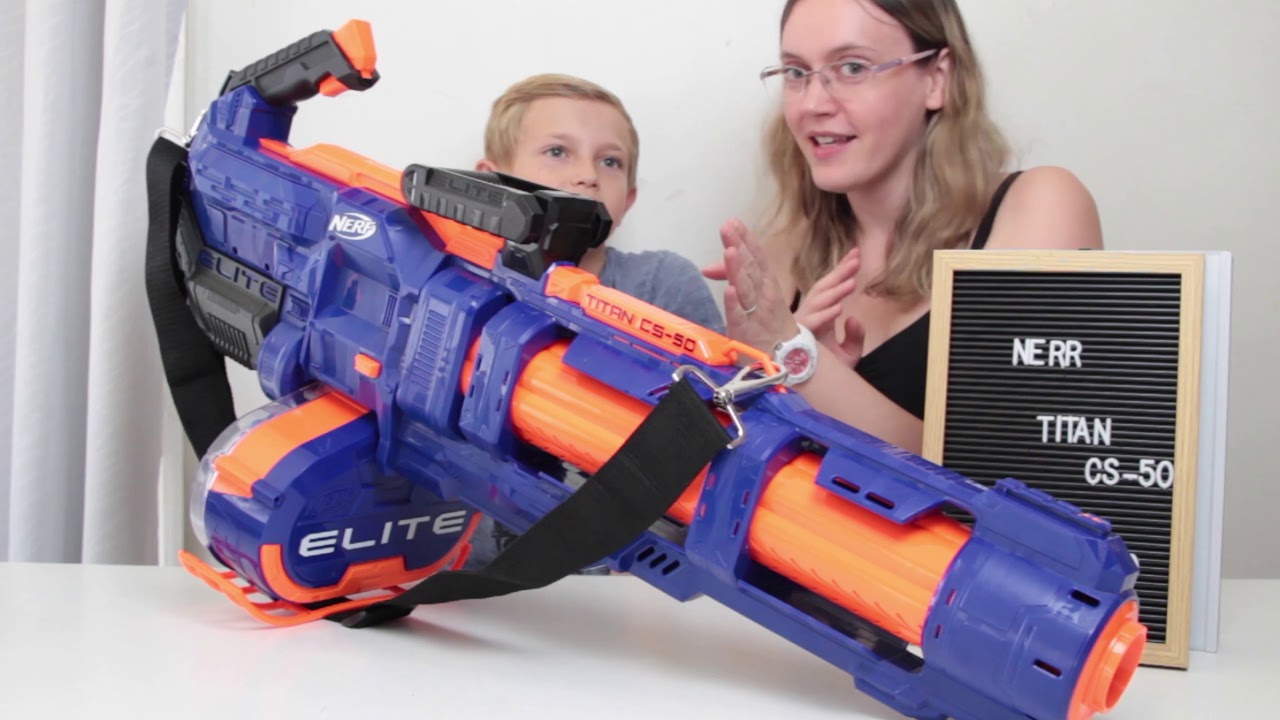 Nerf Elite Titan E4026 - Hasbro  Cantinho Meu em até 12x s/ Juros