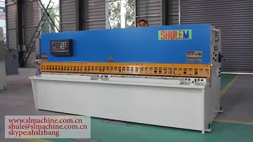E21S hydraulic swing beam shearing machine