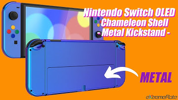 Nintendo Switch OLED Chameleon Replacement Shell - Metal Kickstand Version - eXtremeRate