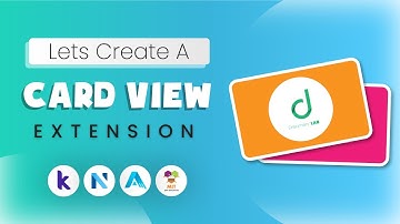 How to create a Card View Extension | Kodular, AppInventor | Using Rush