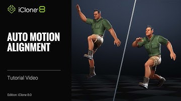 How to Simply Animate Characters? Auto Motion Alignment | iClone 8 Tutorial