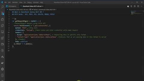 1. Understand SharePoint Online REST API Concepts