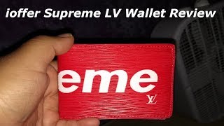 Ioffer Louis Vuitton X Supreme Wallet Review