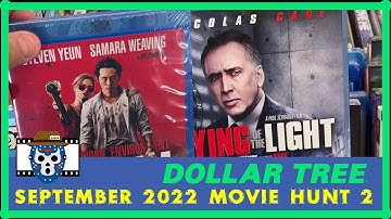 DOLLAR TREE SEPTEMBER 2022 Search #2 Blu Ray & DVD Movie Hunt - New Titles For Me At Least