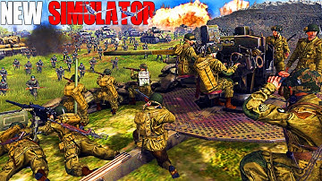 I built a WW2 US ARMY FORTRESS in New Base Building Simulator! - gates of Hell: Frontlines Mod