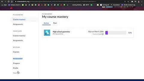 Finding your assignments on Khan Academy