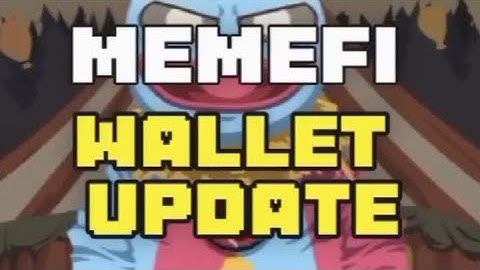MemeFi Wallet Update Tutorial #Memefi #wallet