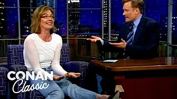 Allison Janney Was Caught Off Guard By A Fan Of “The West Wing” | Late Night with Conan O’Brien