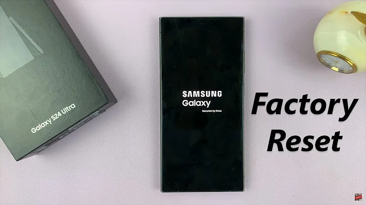 Samsung Galaxy S24/ 24+/ S24 Ultra - How To Factory Reset