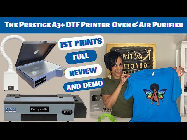 1st DTF Prints with the Prestige A3+ Bundle System