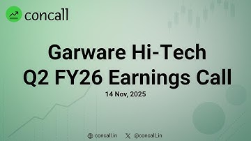 Garware Hi-Tech Films Q2 FY26 Earnings Conference Call | Concall.in