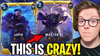 This NEW Deck is CRAZY GOOD! Master Yi is FINALLY Playable?! - Legends of Runeterra