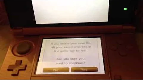 Nintendogs and cats: How to restart your game:D