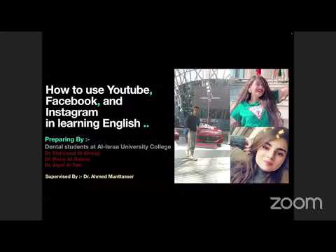 تعلم اللغة بواسطة وسائل التواصل الأجتماعي د أحمد منتصر