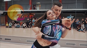 Andrey Kuznetsov & Kseniya Glazyrina. Zouk demo. #Birthday #Zouk Community