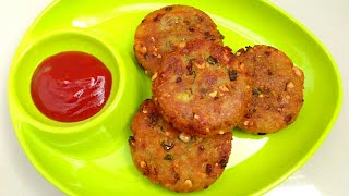 पोहा कटलेट बनायें केवल 10 मिनट में । Quick poha cutlets recipe । Snacks recipe । Poha aloo cutlets