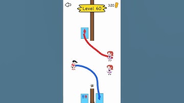 Draw to Pee  - level 60 - Gameplay Walkthrough Video #short #shorts #game #games
