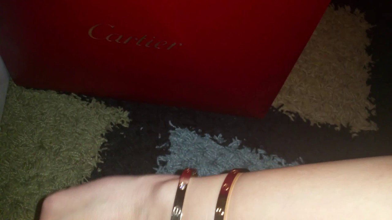 wearing multiple cartier love bracelets