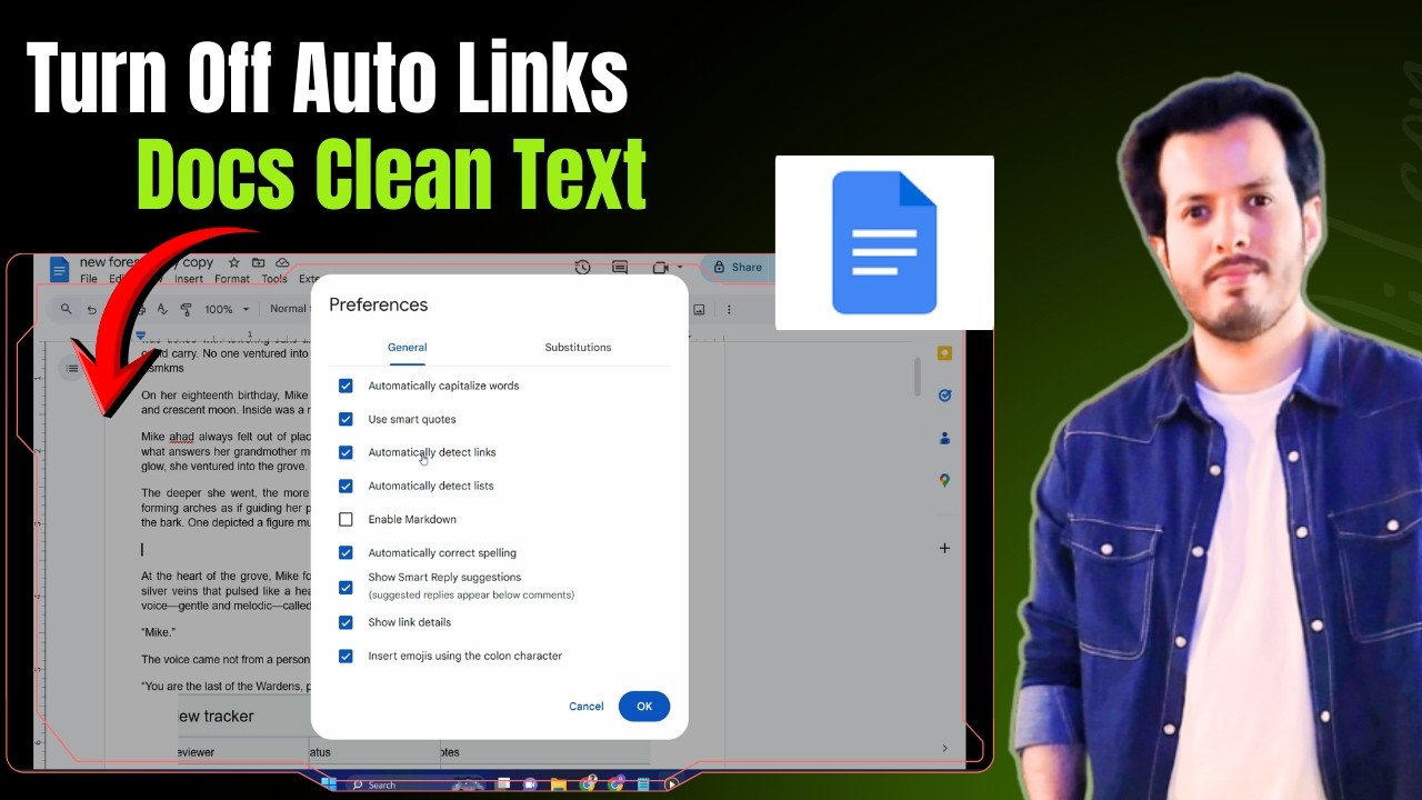 How To Enable or Disable Automatic Hyperlinks in Google Docs | Link ...