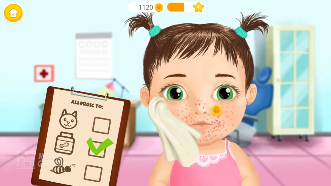 Baby Care Ear Doctor and Help Dentist Kids Game Sweet