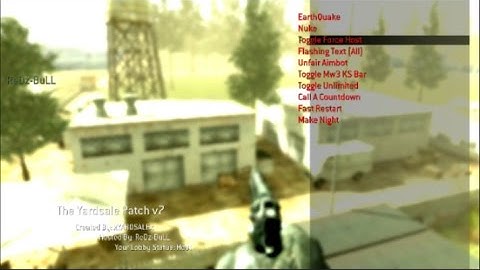 Call Of Duty 4 : Mod Menu - The Yardsale Patch v7