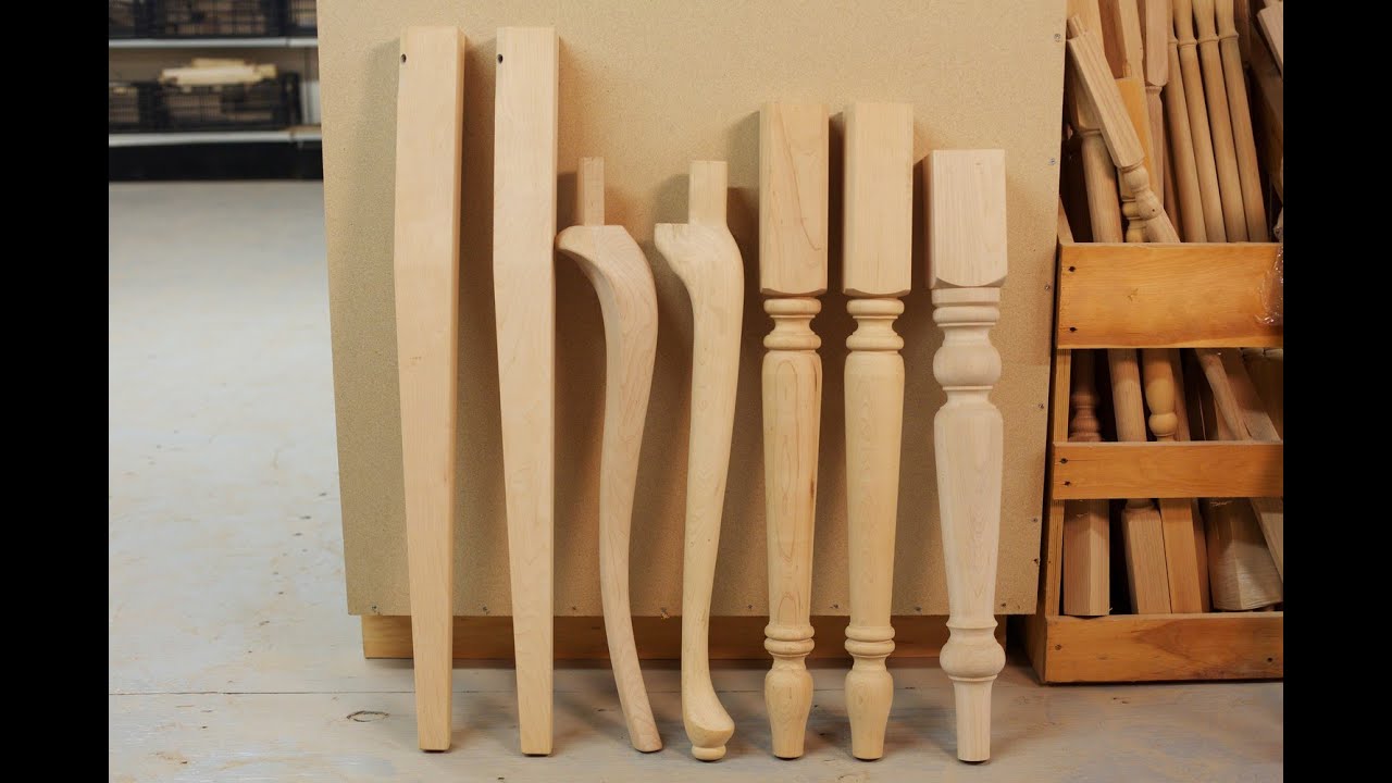 Wood Table Legs Wood Table Legs - YouTube