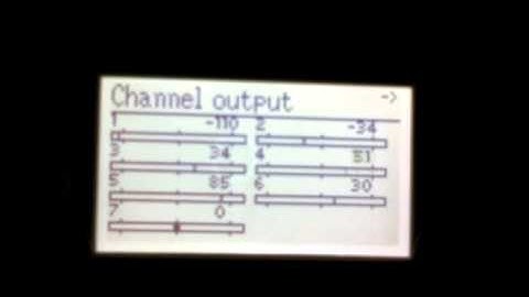 Walkera Devo10 stick center problem (channel 4 - rudder)