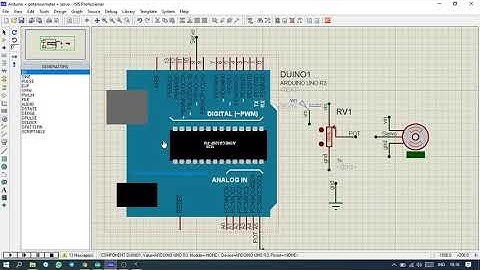 Menggerakkan Servo Motor Dengan Arduino dan Potensiometer
