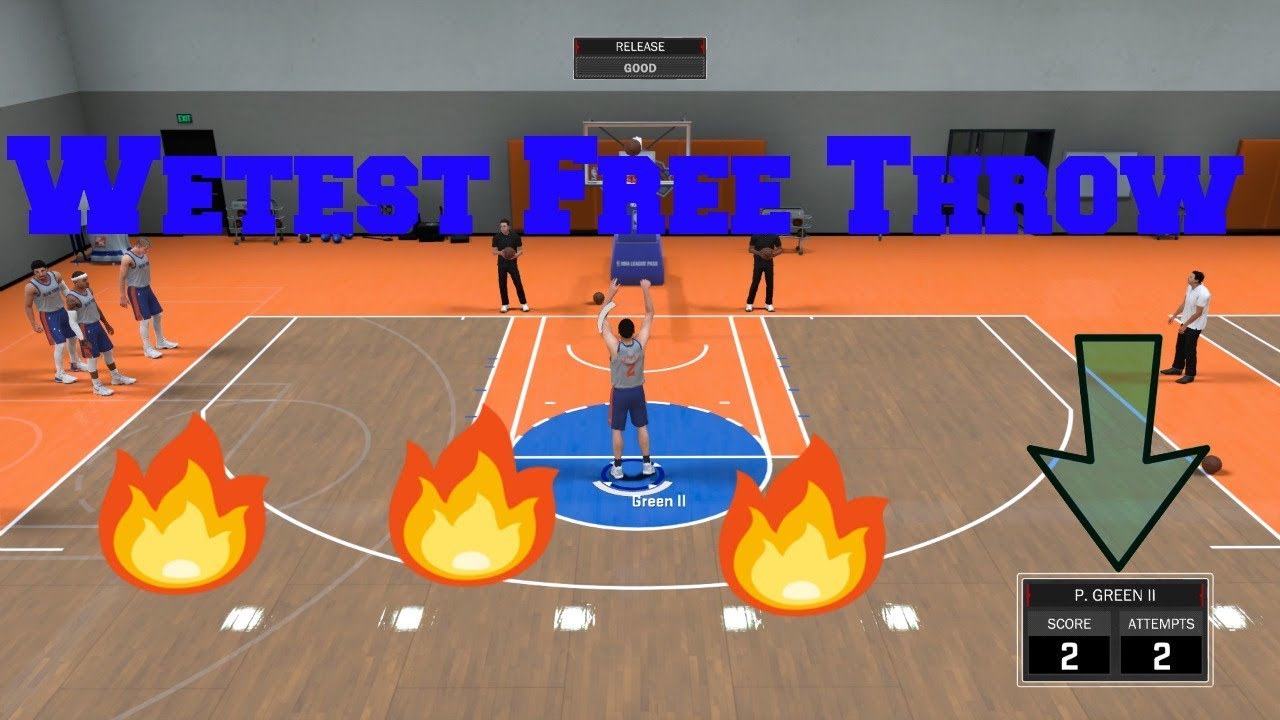 Best Free Throw In Nba 2k18 YouTube