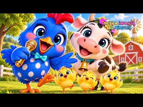 Galinha Pintadinha e Vaquinha Lola 🐔🐮 | 60 Minutos de Músicas da Fazendinha