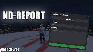 ND-Report | FiveM Report System Script Preview