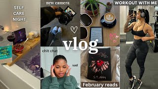 VLOG: WORKOUTS W/ ME, FEB&#39;S SPICY READS, WHAT HAPPENED WITH ALPHALETE, NEW CAMERA