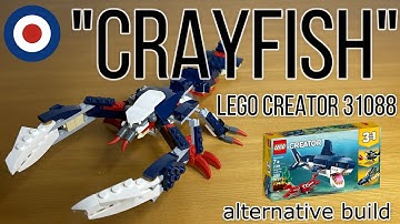 LEGO Creator 31088 Alternative build tutorial CRAYFISH、レゴクリエイター31088をザリガニに組み替え