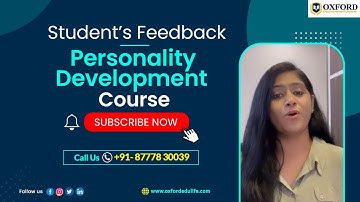 Personality Development Course | Shivani | Student Feedback | Oxford Global Academy of Excellence