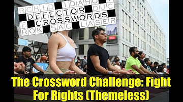 The Crossword Challenge: Fight For Rights (Themeless) | Nov. 24 Edition