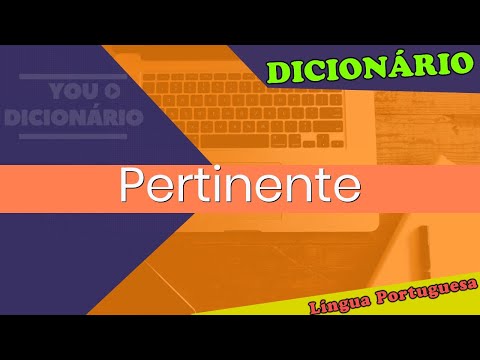 Vídeo: Qual é o meio de pertinente?