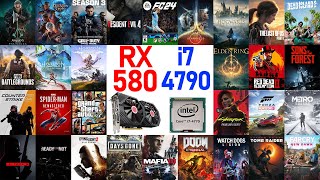 RX 580 8GB | i7 4790 | 16GB Ram | Test in 30 Games