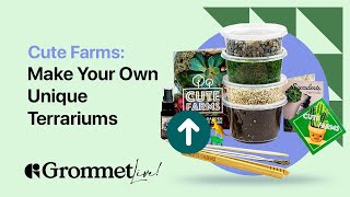 Make Your Own Unique Terrariums with Cute Farms Starter Kit | Grommet Live