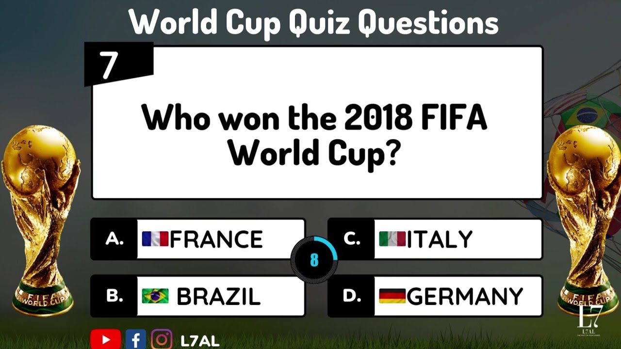 World Cup Quiz Questions 2022! test your World Cup Information - YouTube
