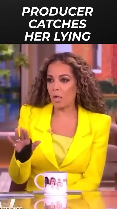 ‘The View’s’ Sunny Hostin’s Producer Forces Her to Correct Lie