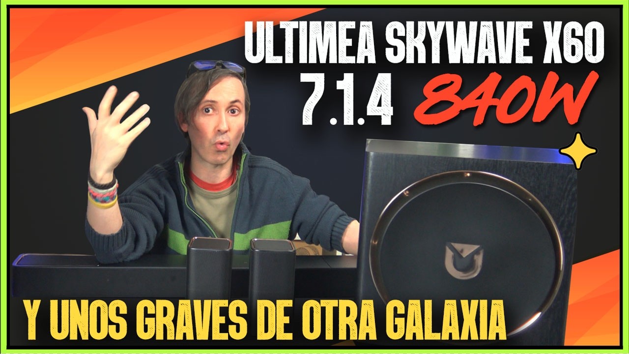REVIEW ULTIMEA SKYWAVE X60, BARRA DE SONIDO 7.1.4 Y 840W CON AUDIO ÉPICO, GRAVES POTENTES CON PEGADA