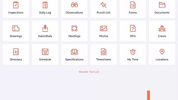Procore   Mobile Navigation Superintendent