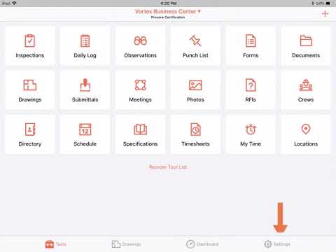 Procore   Mobile Navigation Superintendent