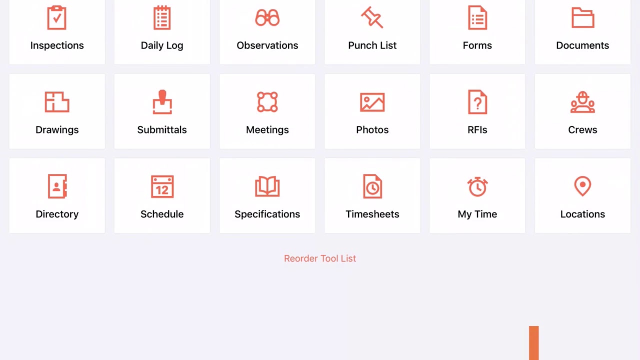 Procore   Mobile Navigation Superintendent
