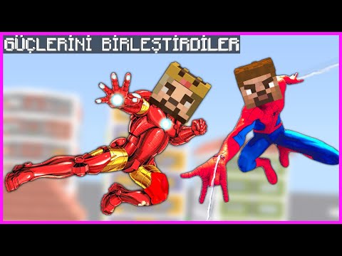 ÖRÜMCEK ARDA VE RÜZGAR GÜÇLERİNİ BİRLEŞTİRDİ! 😱 - Minecraft