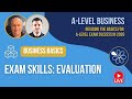 Exam Skill of Evaluation | A-Level Business Basics