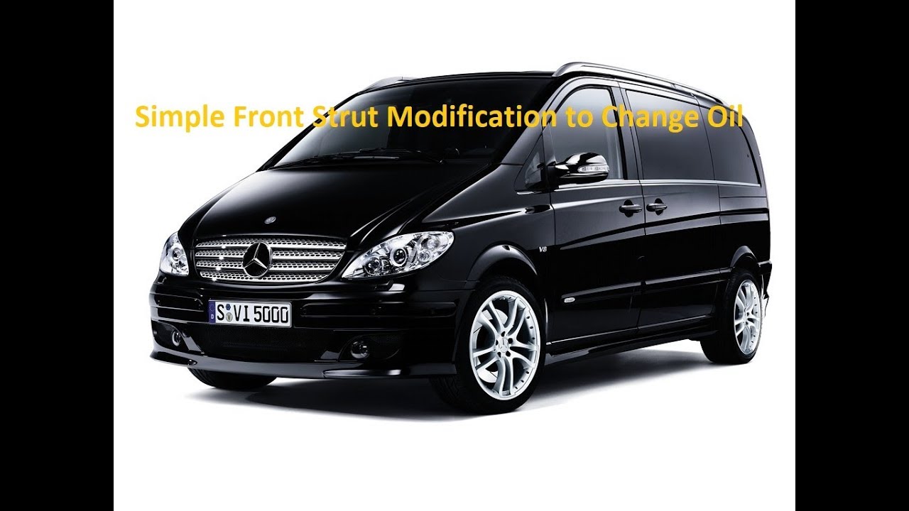 W639 Mercedes Vito Viano Front Strut Oil Change Modification Shock