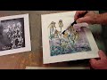 Ink Transfer Drawing with Mark Zimmerman- Cut leaf Coneflower