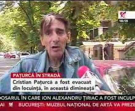 Cristian Paţurcă evacuat din locuinţă